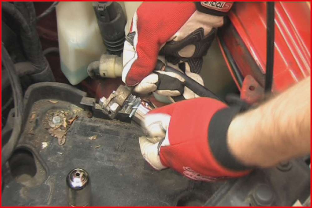 Produktbild KS Tools Batteriepol und Klemmen Reinigungsbürste 120 mm bild 5