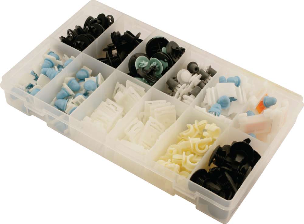 Produktbild KS Tools Befestigungs Clip Satz für Audi 160 Teile bild 1