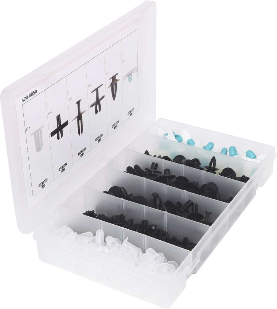 Produktbild KS Tools Befestigungs Clip Satz für BMW 290 Teile bild 4