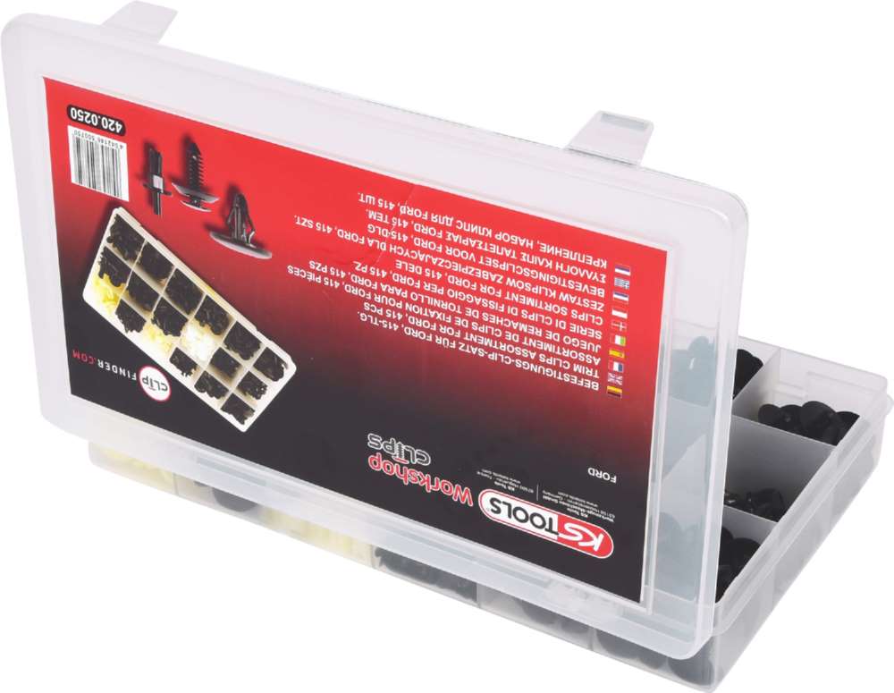 Produktbild KS Tools Befestigungs Clip Satz für Ford 415 Teile bild 3