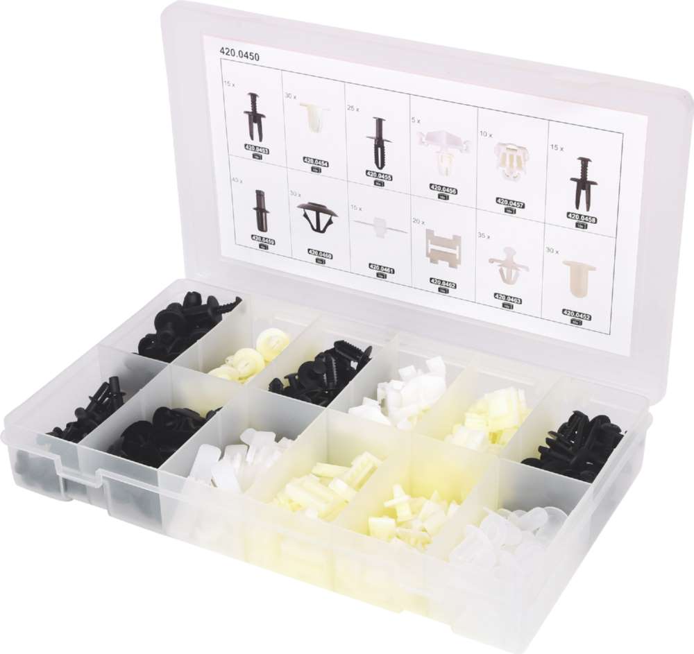 Produktbild KS Tools Befestigungs Clip Satz für Mercedes 270 Teile