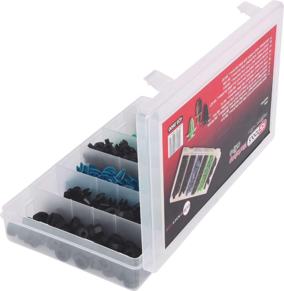 Produktbild KS Tools Befestigungs Clip Satz für Opel 300 Teile bild 2