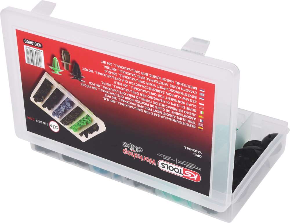 Produktbild KS Tools Befestigungs Clip Satz für Opel 300 Teile bild 3