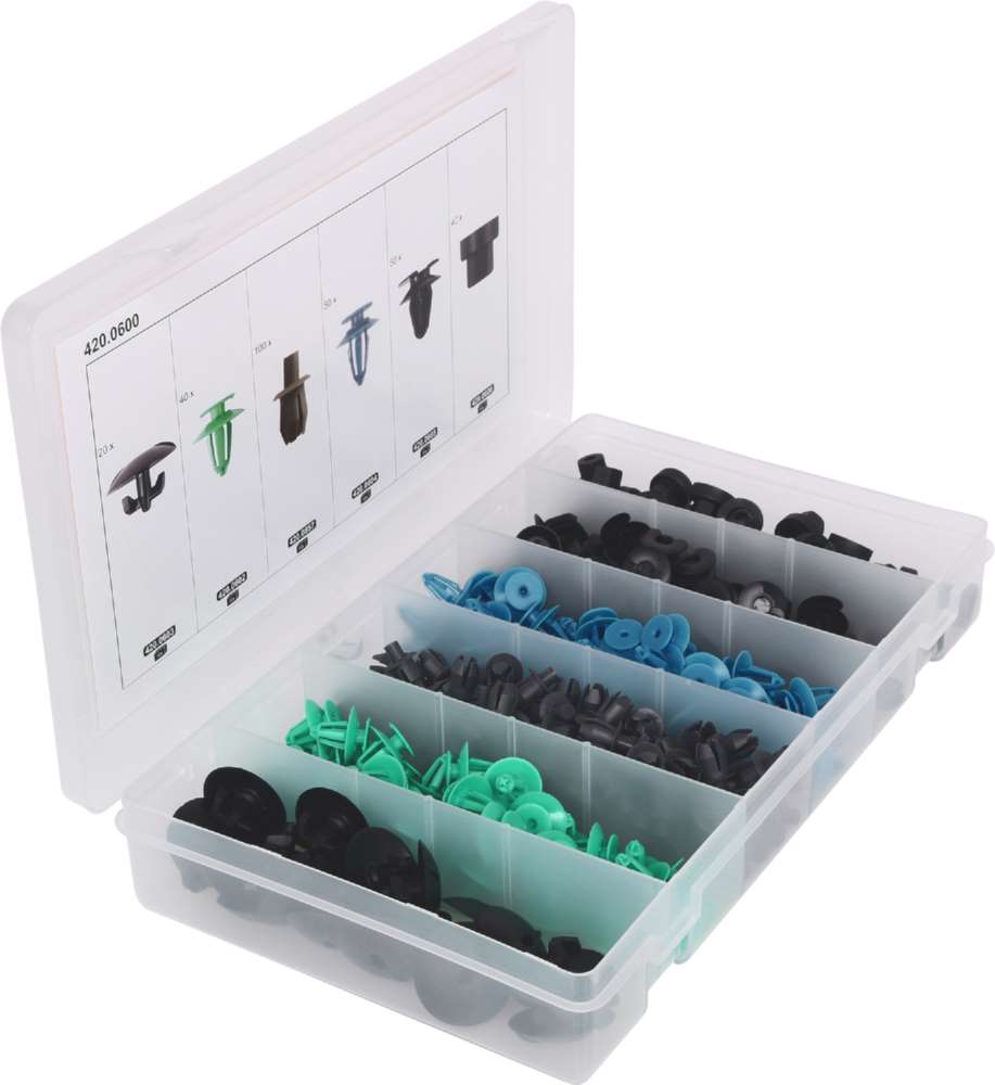 Produktbild KS Tools Befestigungs Clip Satz für Opel 300 Teile bild 5