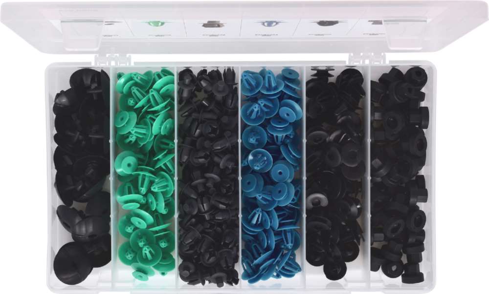 Produktbild KS Tools Befestigungs Clip Satz für Opel 300 Teile bild 6