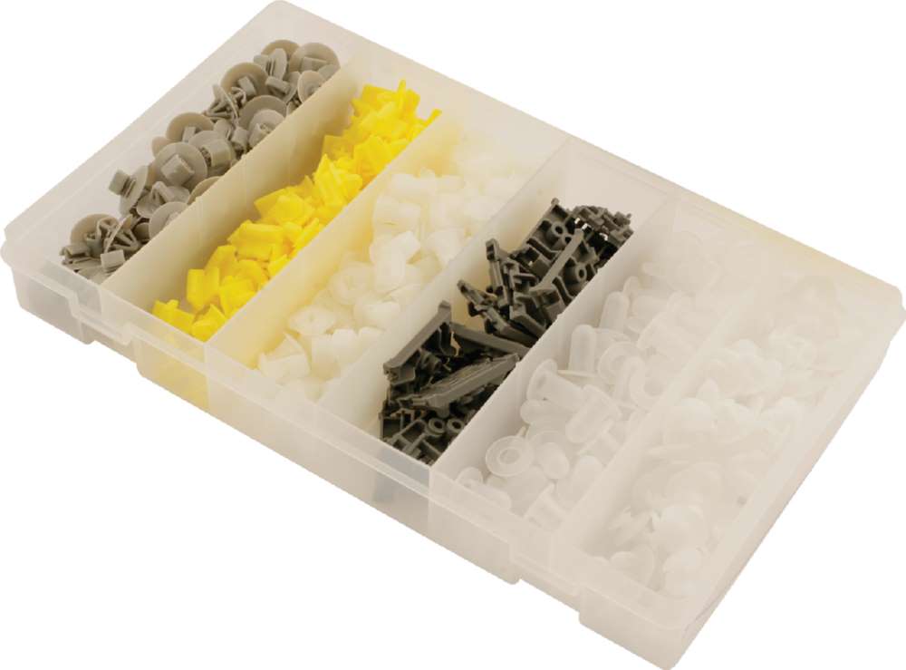 Produktbild KS Tools Befestigungs Clip Satz für Renault 300 Teile