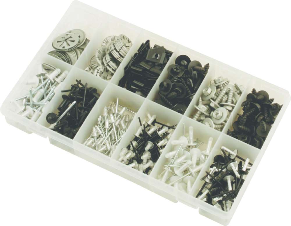 Produktbild KS Tools Befestigungs Clip Satz Schnellverschluss 400 Teile