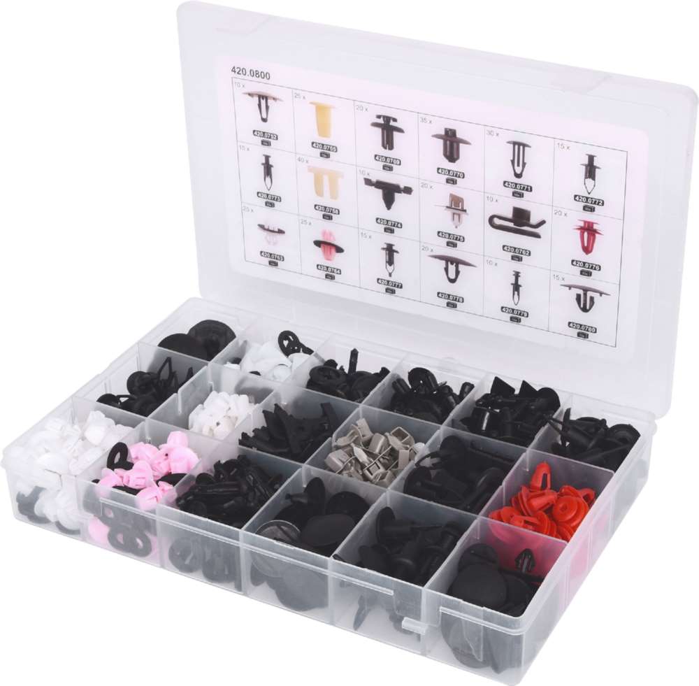 Produktbild KS Tools Befestigungs Clip Satz für Toyota Lexus 360 Teile bild 1