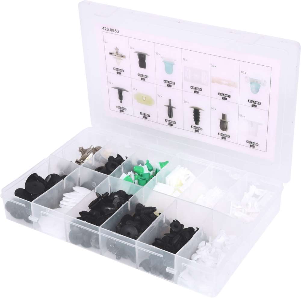 Produktbild KS Tools Befestigungs Clip Satz für Volkswagen 255 Teile bild 2