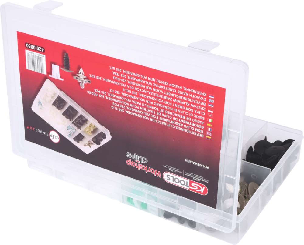 Produktbild KS Tools Befestigungs Clip Satz für Volkswagen 255 Teile bild 4