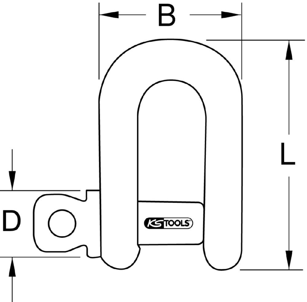 Produktbild KS Tools BERYLLIUMplus Schäckel 30 x 40 mm