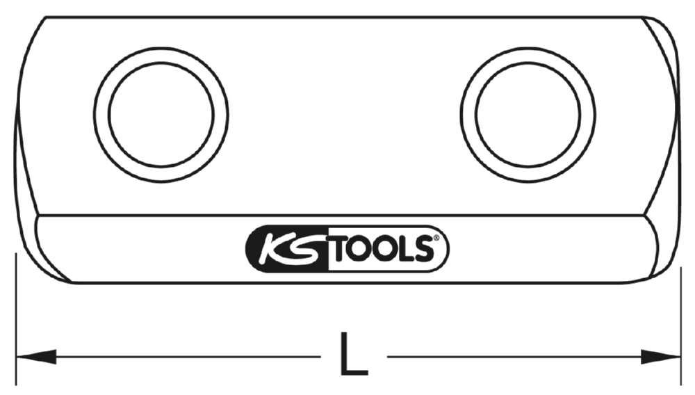 Produktbild KS Tools BERYLLIUMplus Verbindungsvierkant 1/4 Zoll bild 2