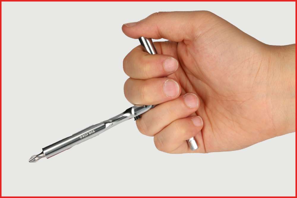 Produktbild KS Tools 1/4 Zoll Bit-Gelenk-Umschalt-Knarre Länge 119 mm bild 15