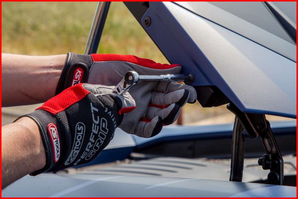 Produktbild KS Tools 1/4 Zoll Bit-Gelenk-Umschalt-Knarre Länge 119 mm bild 2