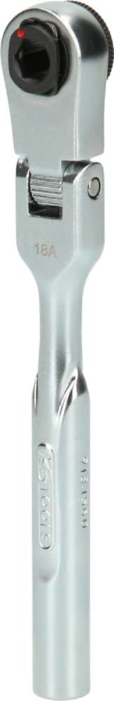 Produktbild KS Tools 1/4 Zoll Bit-Gelenk-Umschalt-Knarre Länge 119 mm bild 5