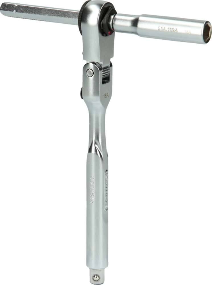 Produktbild KS Tools 1/4 Zoll Bit-Gelenk-Umschalt-Knarren-Satz Steckadapter für Stecknüsse 3 Teile bild 5