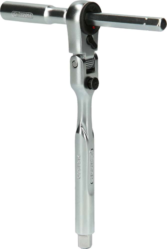 Produktbild KS Tools 1/4 Zoll Bit-Gelenk-Umschalt-Knarren-Satz Steckadapter für Stecknüsse 3 Teile bild 7