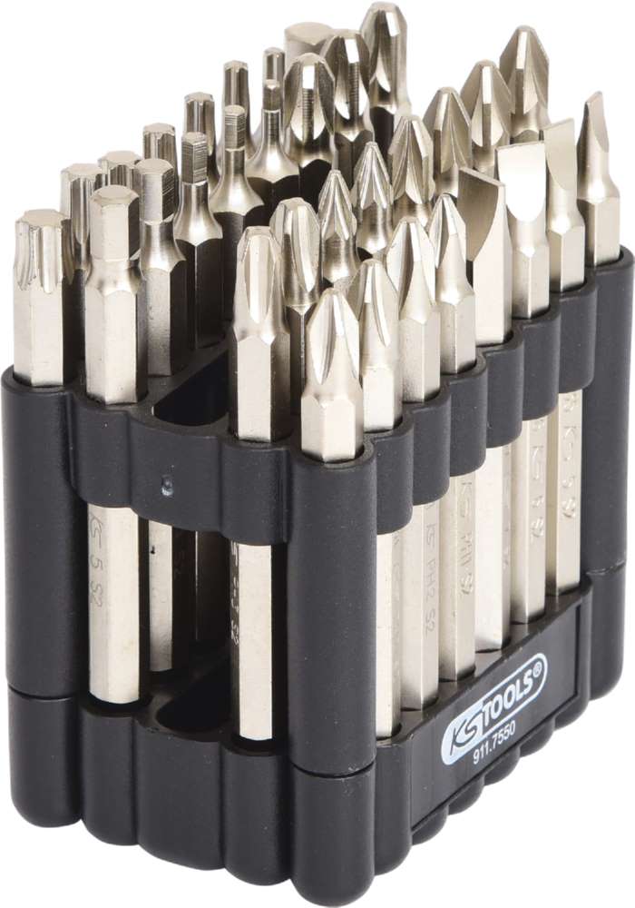 Produktbild KS Tools 1/4 Zoll Bit Satz Länge 75mm 32 teilig bild 4