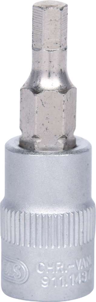 Produktbild KS Tools 1/4 Zoll Bit-Stecknuss Innensechskant Schlüsselweite 4 mm bild 6