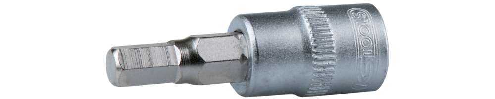 Produktbild KS Tools 1/4 Zoll Bit-Stecknuss Innensechskant Schlüsselweite 10 mm