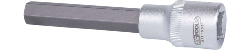 Produktbild KS Tools 1/2 Zoll Bit-Stecknuss Innensechskant lang 11 mm bild 3