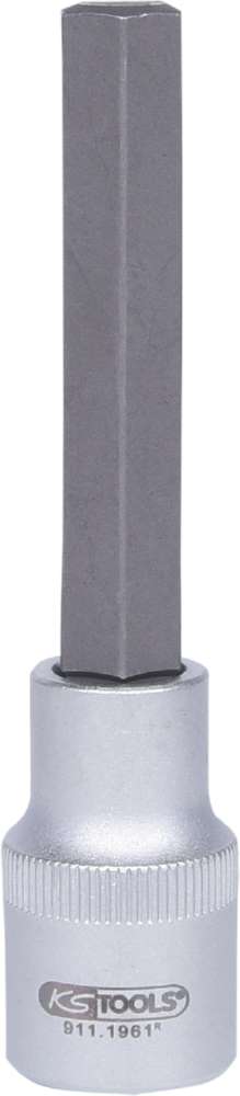 Produktbild KS Tools 1/2 Zoll Bit-Stecknuss Innensechskant lang 11 mm