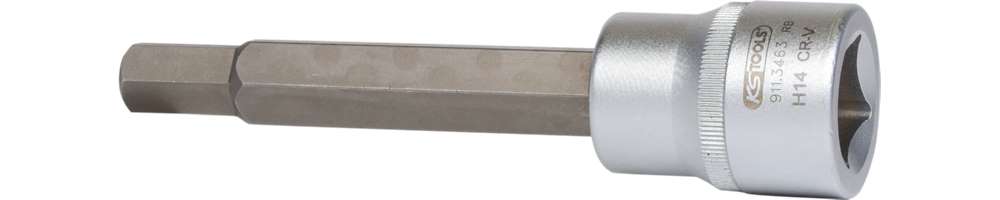 Produktbild KS Tools 3/4 Zoll Bit-Stecknuss Innensechskant lang 14 mm bild 4