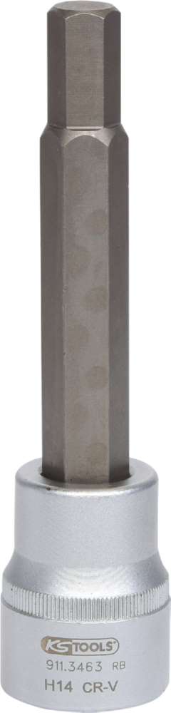 Produktbild KS Tools 3/4 Zoll Bit-Stecknuss Innensechskant lang 14 mm bild 7