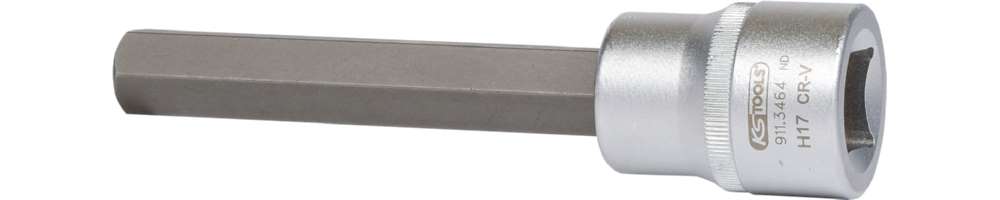 Produktbild KS Tools 3/4 Zoll Bit-Stecknuss Innensechskant lang 17 mm bild 4