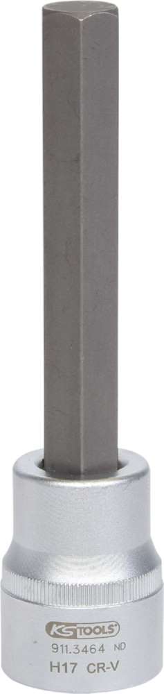 Produktbild KS Tools 3/4 Zoll Bit-Stecknuss Innensechskant lang 17 mm bild 7