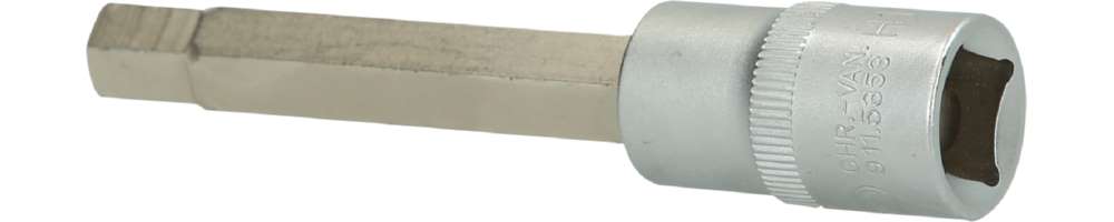 Produktbild KS Tools 1/2 Zoll Bit-Stecknuss Innensechskant lang Schlüsselweite 11 mm bild 2