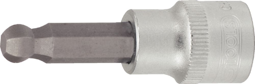 Produktbild KS Tools 1/4" Bit-Stecknuss Innensechskant mit Kugelkopf, 6 mm