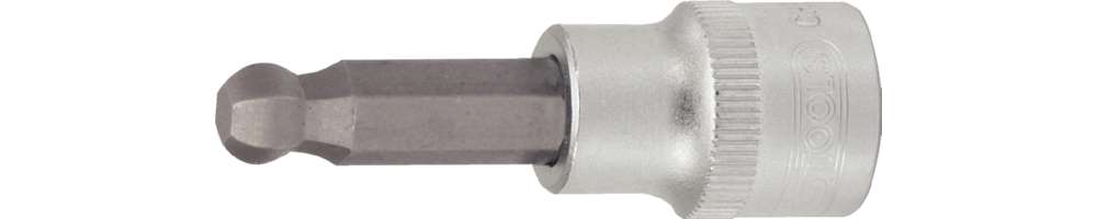 Produktbild KS Tools 3/8 Zoll Bit-Stecknuss Innensechskant mit Kugelkopf 3 mm
