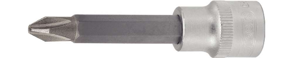 Produktbild KS Tools 1/2 Zoll Bit-Stecknuss lang PH4