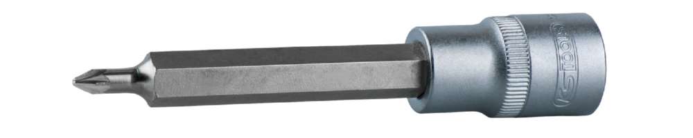 Produktbild KS Tools 1/2 Zoll Bit-Stecknuss lang PZ2