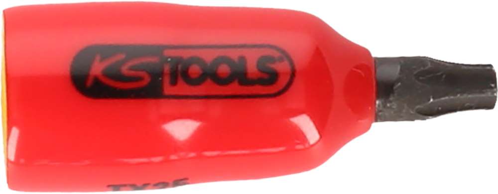 Produktbild KS Tools 1/4 Zoll Bit-Stecknuss mit Schutzisolierung für Torx-Schrauben T20 bild 1