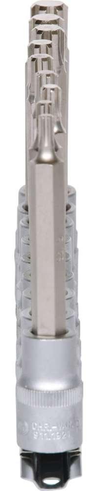 Produktbild KS Tools 1/2 Zoll Bit-Stecknuss RIBE-Satz 9 Teile M5-M14 bild 2