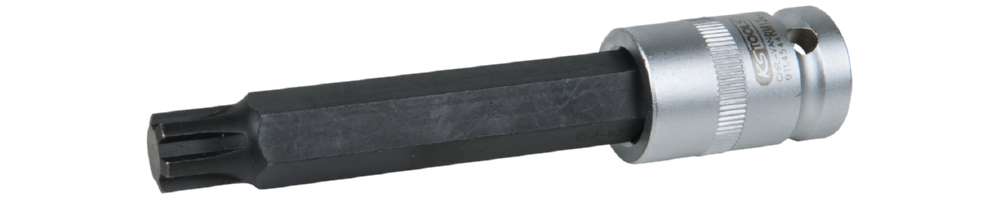 Produktbild KS Tools 1/2 Zoll Bit-Stecknuss für RIBE®-Schrauben M13 Länge 120 mm phosphatiert