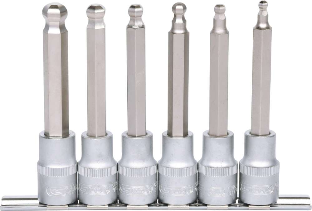 Produktbild KS Tools 1/2 Zoll Bit-Stecknuss-Satz Innensechskant 6 Teile