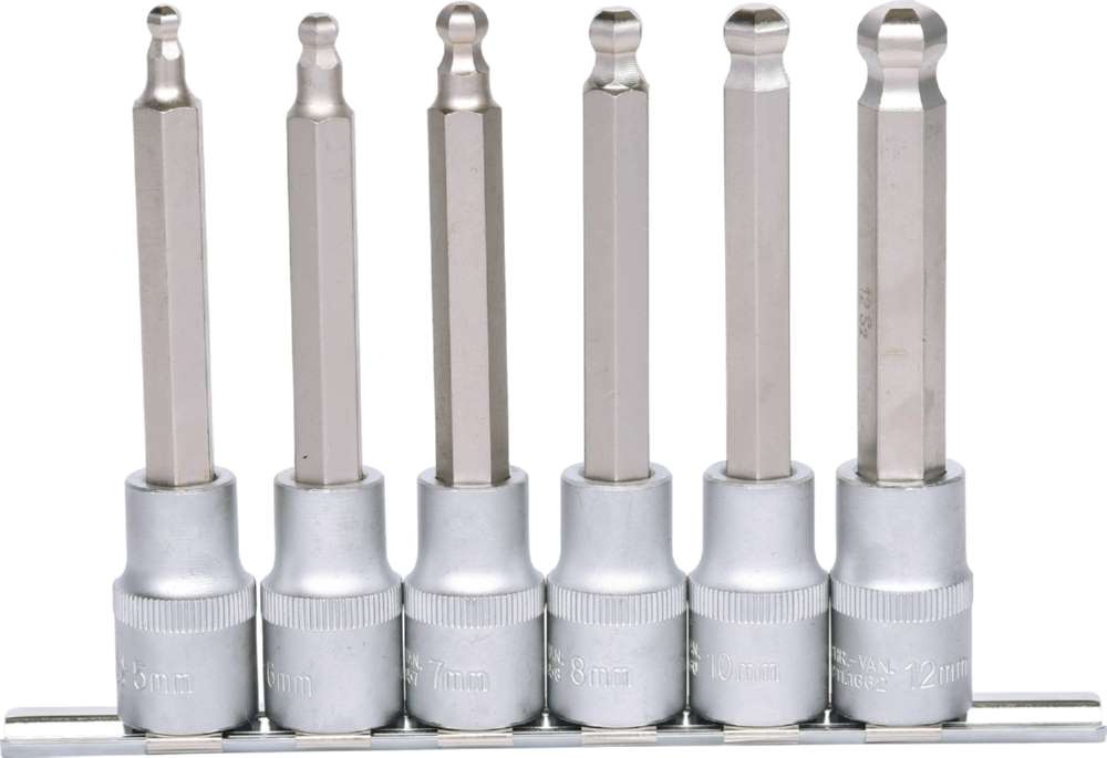 Produktbild KS Tools 1/2 Zoll Bit-Stecknuss-Satz Innensechskant 6 Teile bild 3