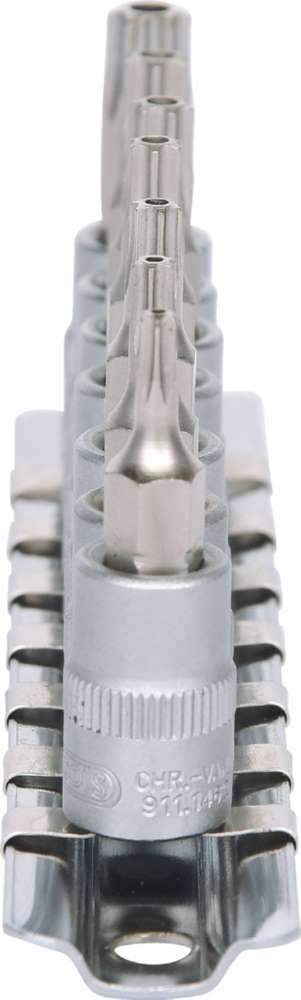 Produktbild KS Tools 1/4 Zoll Bit-Stecknuss-Satz 7 Teile TB10-TB40 mit Stirnlochbohrung bild 2