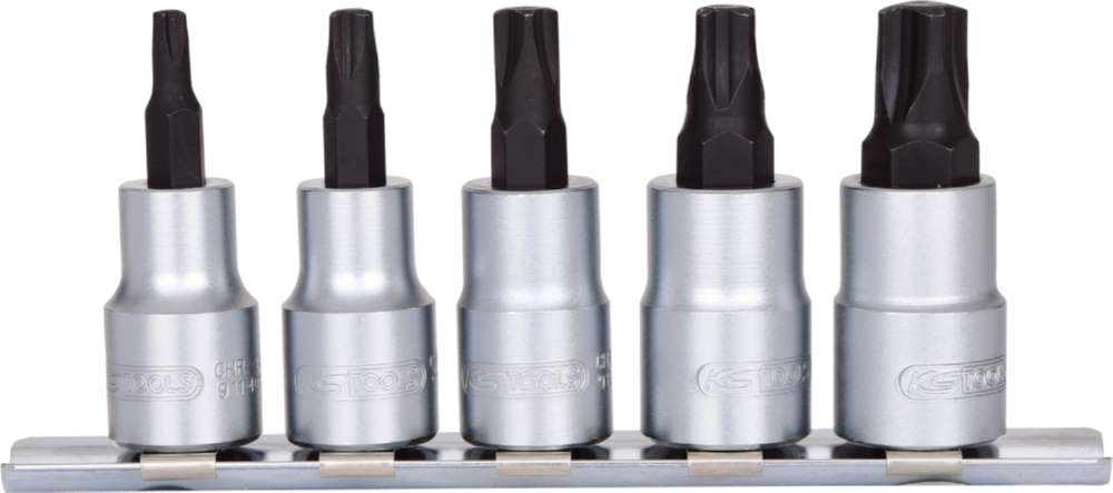 Produktbild KS Tools 3/8 Zoll Bit Stecknuss Satz für MTS MORTORq® Schrauben 5 Teile