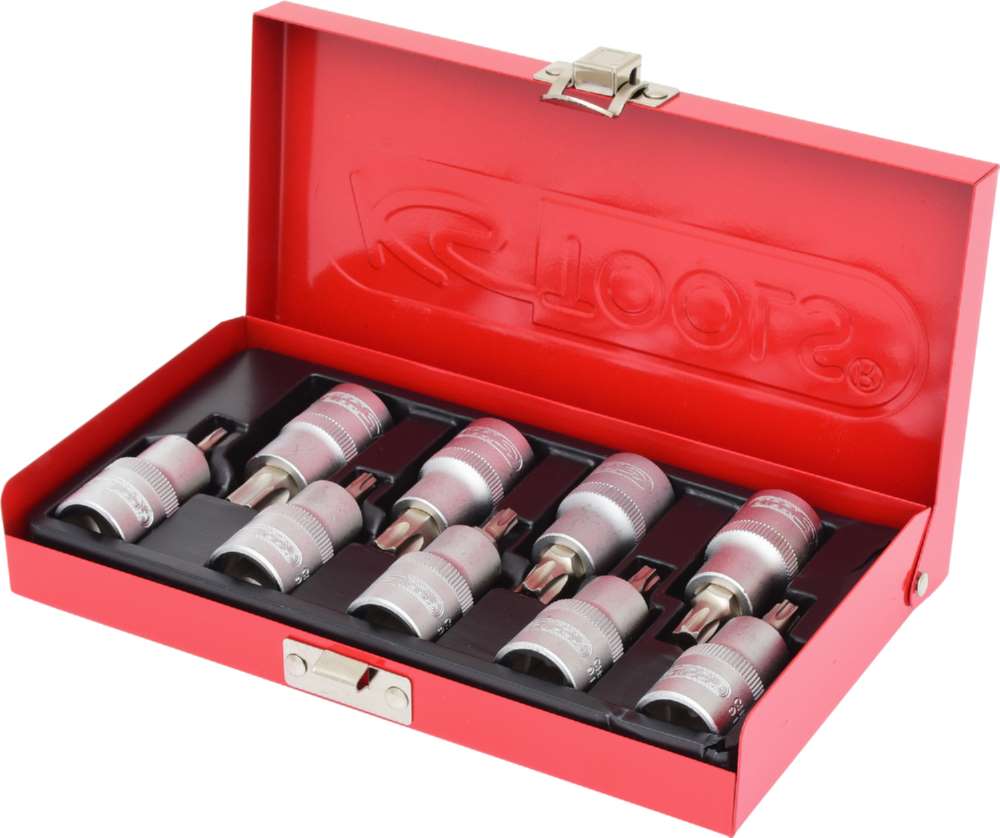 Produktbild KS Tools 1/2 Zoll Bit-Stecknuss-Satz Torx 9 Teile T20-T60