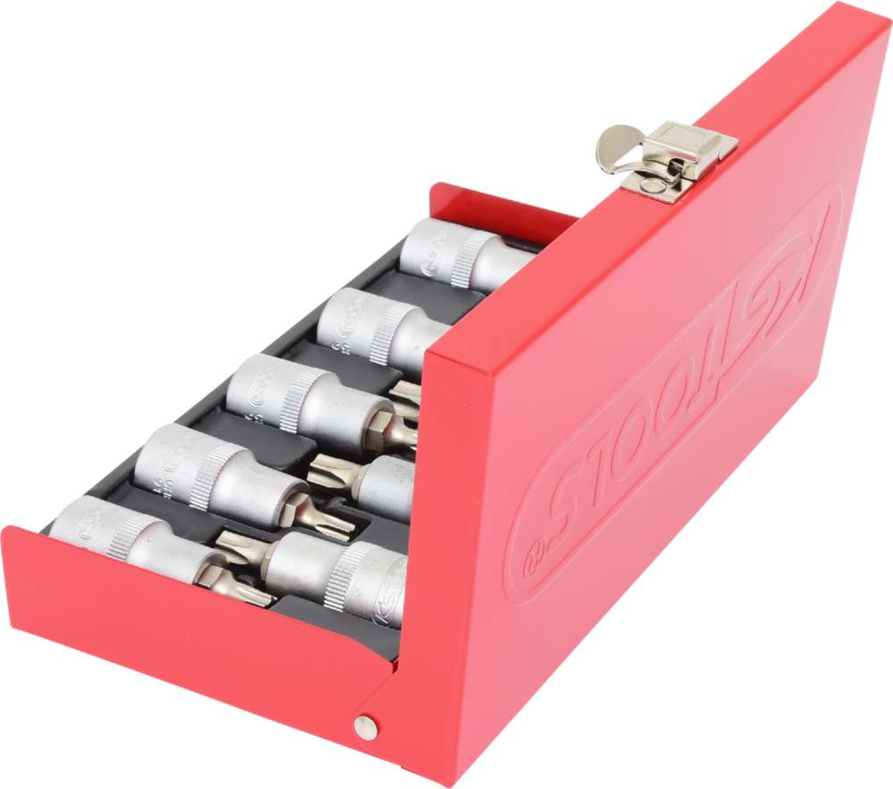 Produktbild KS Tools 1/2 Zoll Bit-Stecknuss-Satz Torx 9 Teile T20-T60 bild 2
