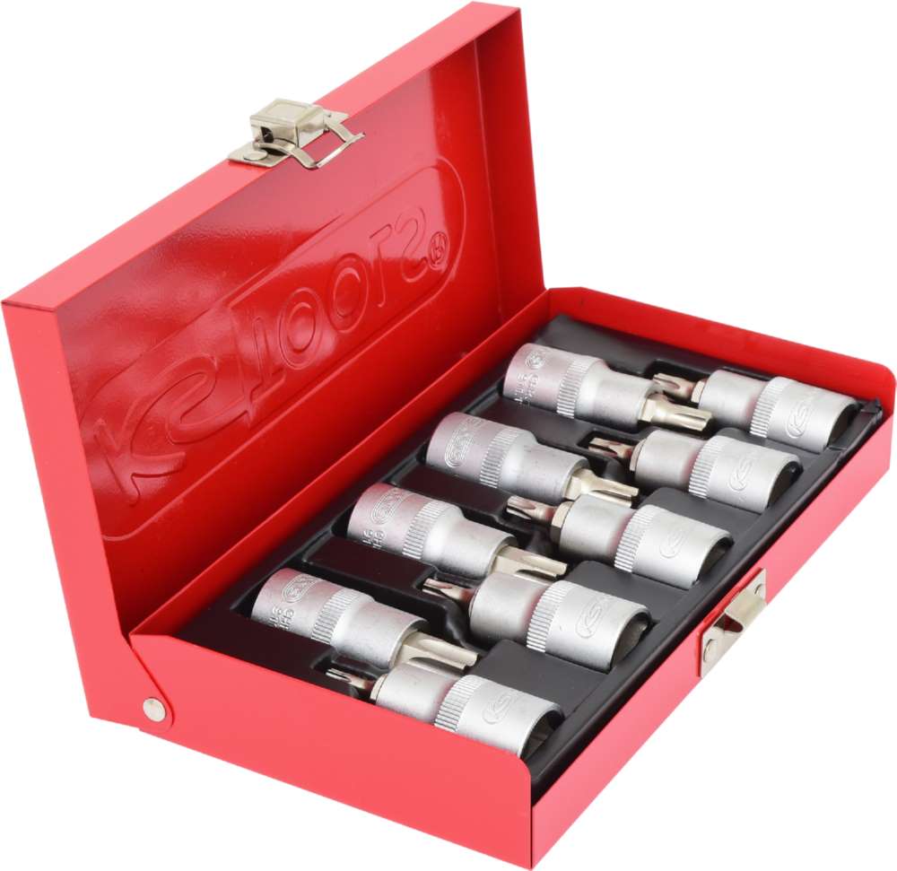 Produktbild KS Tools 1/2 Zoll Bit-Stecknuss-Satz Torx 9 Teile T20-T60 bild 4