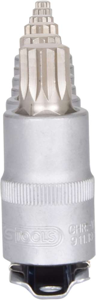 Produktbild KS Tools 1/2 Zoll Bit-Stecknuss-Satz XZN 6 Teile M5-M14 bild 2