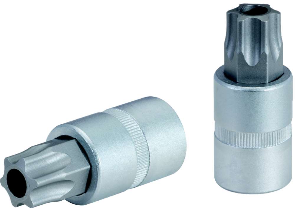 Produktbild KS Tools 1/2 Zoll Bit-Stecknuss Torx mit Stirnlochbohrung TB80 bild 2