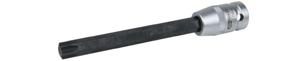 Produktbild KS Tools 1/2 Zoll Bit-Stecknuss für Torx-Schrauben T55 Gesamtlänge 140 mm phosphatiert