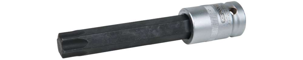 Produktbild KS Tools 1/2 Zoll Bit-Stecknuss für Torx-Schrauben T70 Gesamtlänge 120 mm phosphatiert