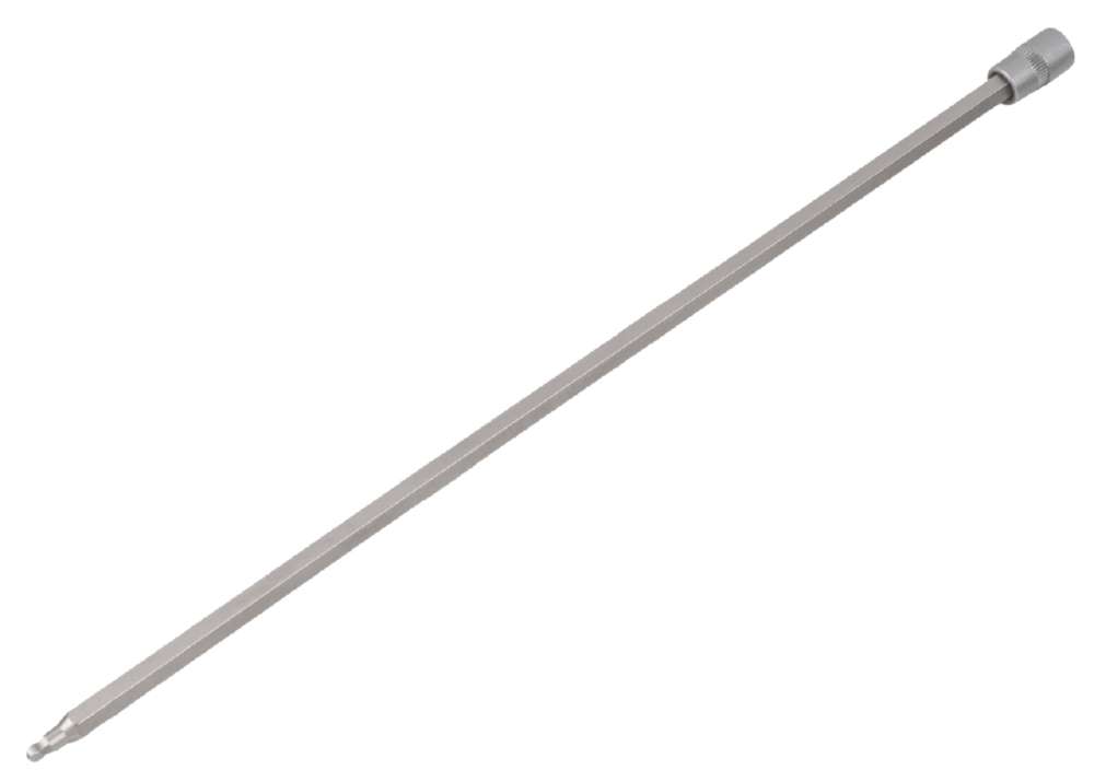 Produktbild KS Tools 1/4 Zoll Bit-Stecknuss für Innensechskant für VAG extra lang Profilgrösse 4 mm bild 2